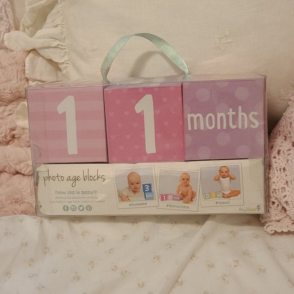 New Baby Photo Age Blocks